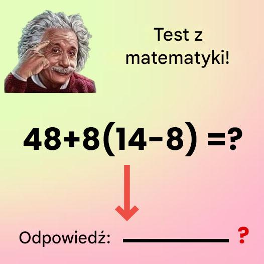 Czy potrafisz rozwiązać to zadanie matematyczne?