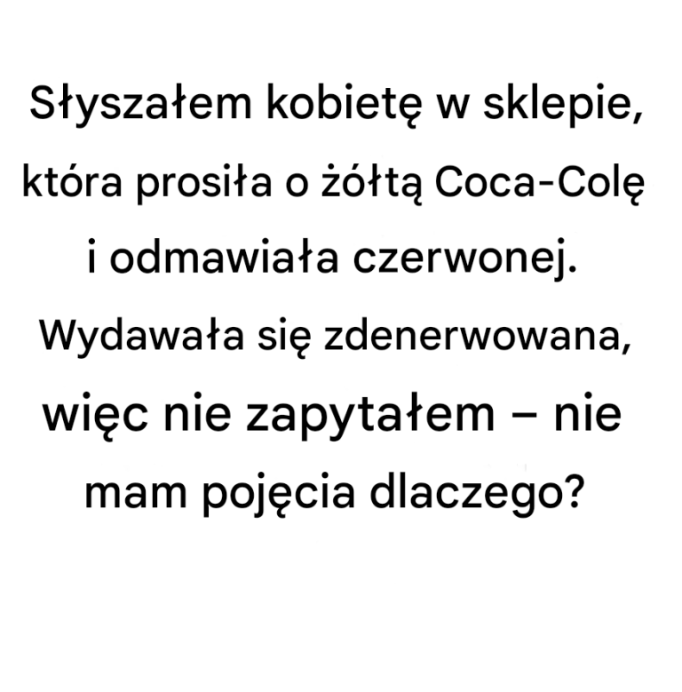 Do tej pory nie znałem różnicy