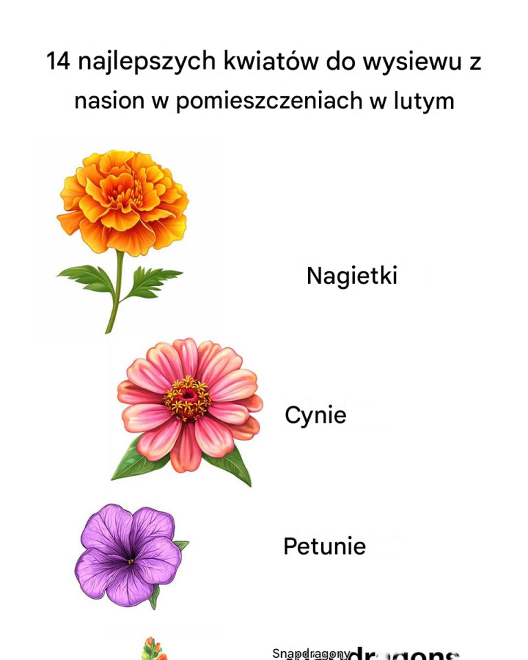 14 najlepszych kwiatów do wysiewu z nasion w pomieszczeniach w lutym