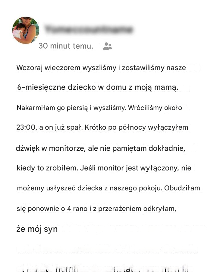 Gdy weszła do pokoju dziecięcego, odkryła najgorsze: „on był...