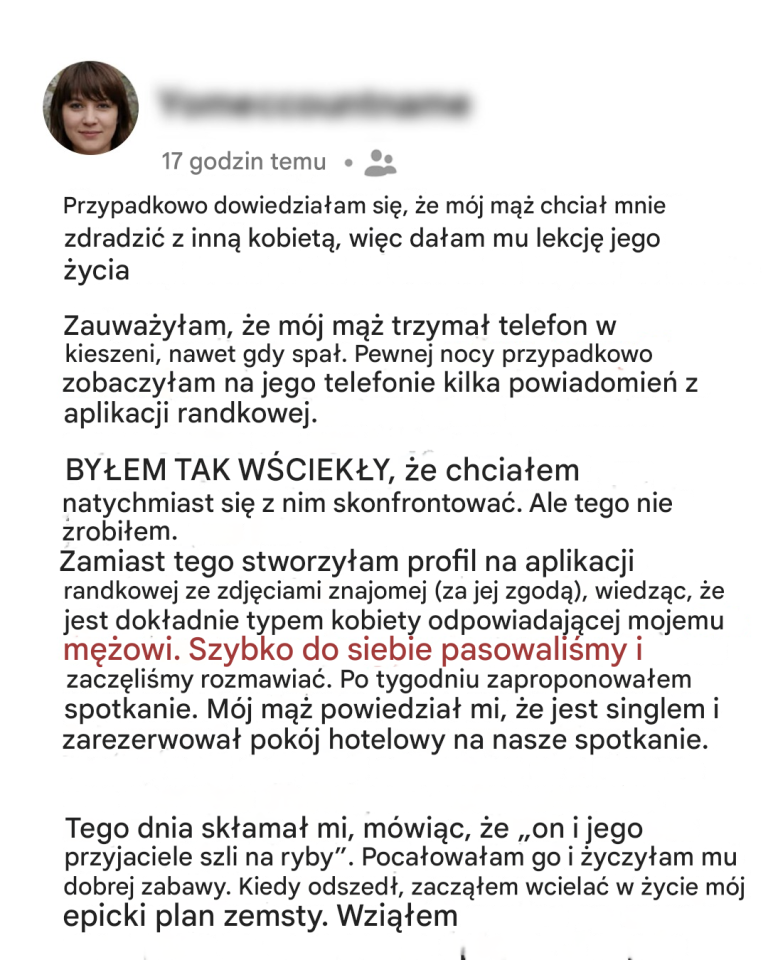 Zdrada zdemaskowana: Jak udaremniłam niewierność męża i zafundowałam mu pamiętny odwet