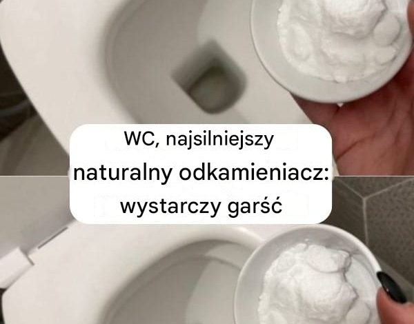 WC, najsilniejszy naturalny odkamieniacz: wystarczy garść