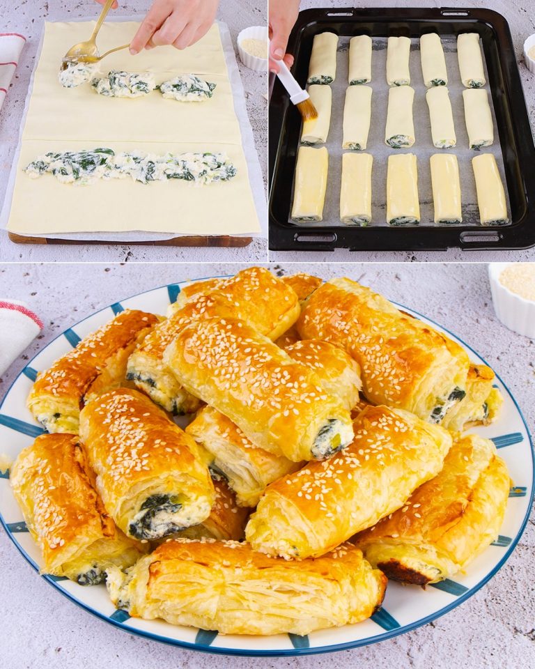 Spanakopita Rolls: Grecki przepis na smaczną przystawkę